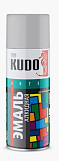 Эмаль Kudo KU-1017 аэрозольная универсальная алкидная светло-серая (0,52л)