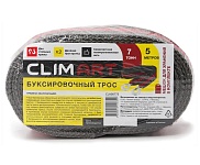 Трос буксировочный Clim Art 7т. 2кр. с мешком, термоупаковка