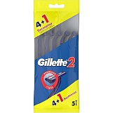 Станок д/бритья  Gillette 4шт +1 бесплатно