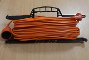 Удлинитель на рамке Джетт РС-1 литой (провод ПВС оранжевый) 10м