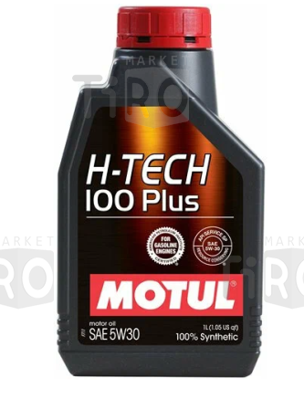 Моторное масло Motul H-Tech 100 Plus 5W-30, 112141, 1л