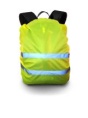 Чехол на рюкзак со световозвращающими лентами, "МИКС", цвет оранж-лимон, объем 20-40 л,  (501)