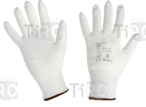 Перчатки нейлоновые с полеуретановым покрытием №9, TF-PU510