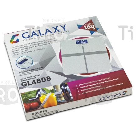 Весы напольные электронные до180кг Galaxy GL-4808 