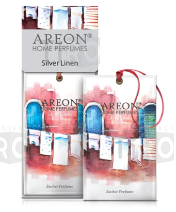 Ароматизаторы для автомобиля Areon Home Perfumes Sachet 12.144 (704-SPW-06, Silver Linen 12)