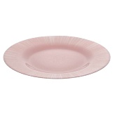 Тарелка упрочненная Фокус розовая 2 цвета, 260 мм