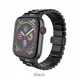 Ремешок Hoco WB08 для Apple Watch Series1/2/3/4/5 42/44мм, стальной, черный
