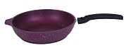 Сковорода Кукмор 220tsm алюминиевая, литая д220/50мм, антипригарное покрытие, бордовый мрамор