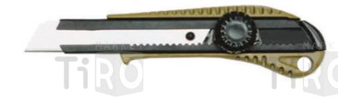 Нож универсальный с сегментированным лезвием 18мм, круглый фиксатор