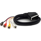 Аудио видео кабель Scart-4 RCA 6010, 1,5м