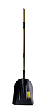 Лопата большая совковая с деревянным черенком 1200мм, Zinler (ЛБСЧ1)