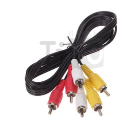 Аудио кабель мини джек 3,5 мм стерео - 2 RCA  3 м, NT-3017A