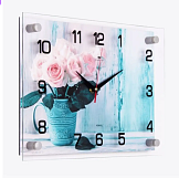 Часы настенные "Букет роз"