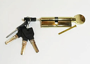 Сердцевина LC Z-100P-G 90мм (40/50) 5-перфорированный ключ кл-кл латунь