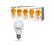 Лампа светодиодная Sweko 42LED-A70-25W-230-3000K-Е27, "груша"