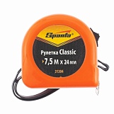 Рулетка SPARTA Classic  7,5м*24мм. пластик.корп. 31304