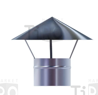 Зонт вентиляционный Эра оцинкованный D-100
