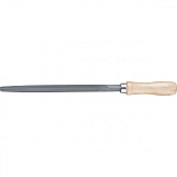 Напильник трехгранный 150 мм с деревянной ручкой
