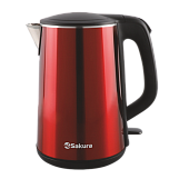 Чайник 1,8л, Sakura SA-2156MR, красный металлик+черный