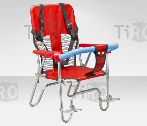 Кресло JL-189 детское велосипедное красное арт.280014