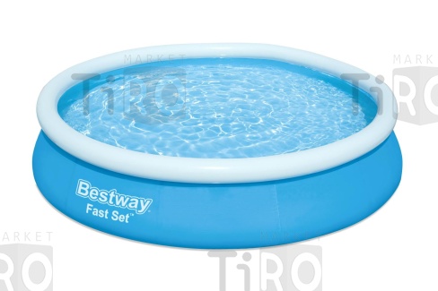 Бассейн с надувным бортом Bestway Fast Set (220-240В) 366х76см 5377л, ф-насос