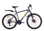 Велосипед Black Aqua Cross 2651 D matt 26" GL-318D, (серый-салатовый)