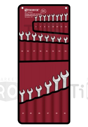 Набор ключей гаечных комбинированных серии ARC, 6-32 мм, W3S22TB, 22 предметов-1