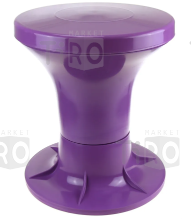 Табурет пластиковый, h-30см, фиолетовый, 5819