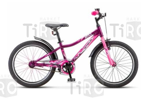 Велосипед Stels Z010, Pilot-210 20" (11" фиолетовый/розовый)