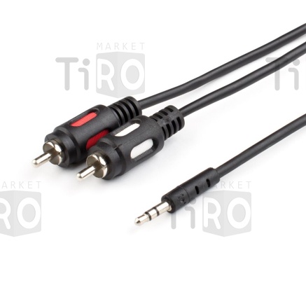 Аудио кабель мини джек 3,5 мм стерео - 2 RCA  5 м, NT-3017A