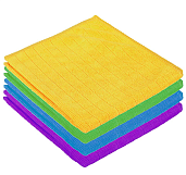 Салфетка Vetta из микрофибры в клетку, универсальная, 30х30см, 220г/кв.м. 4 цвета