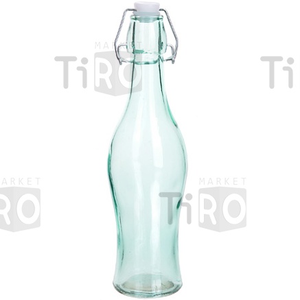 Бутылка стеклянная 0,5л, зеленая 002З