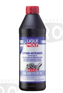 Полусинтетическое Трансмиссионное Масло Liqui Moly Hypoid-Getrieb.TDL 75W90, 1407, GL-4/GL-5/MT-1, 1л