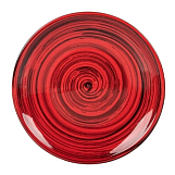 Тарелка керамическая красная 22*22