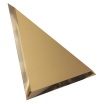 Плитка зеркальная бронза треугольник 200*200