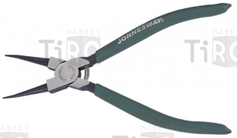 Щипцы прямые для стопорных колец с ПВХ рукоятками, сжим, 180 мм, 12-65 мм, AG010002