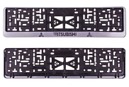 Рамка с защелкой СТД Mitsubishi 112/2-STD черная