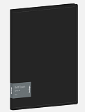 Папка с пружинным скоросшивателем Berlingo "Soft Touch", 17мм, 700мкм, черная