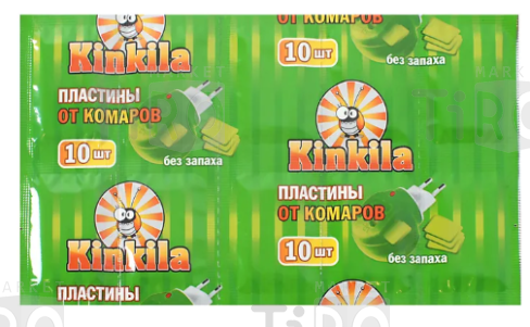 Пластины Kinkila от комаров, 10 штук