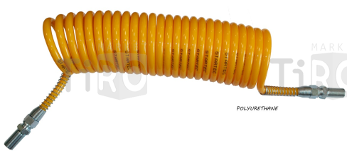 Перекидка воздушная 7,5 метра 12х9 желтая M16x1,5, материал Polyurethane INF.10.165