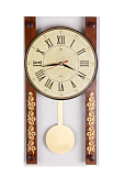 Часы настенные с маятником "Золотой узор" 400х200мм