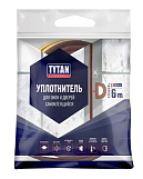 Уплотнитель Tytan Professional тип D 6м 9*7,5мм коричневый