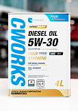 Mоторное синтетическое масло Cworks Superia Diesel Oil, 5W30, DL-1