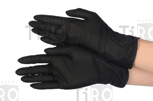 Перчатки нитриловые Proflex 6,2гр, M, 50 пар/уп, черные