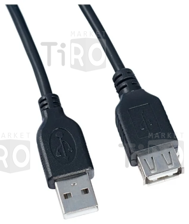 Кабель PERFEO USB2.0 A вилка - А розетка, длина 0,5 м. (U4501)