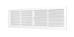 Решетка вентиляционная ЭРА Group 4513РП, 455*133 переточная, белая