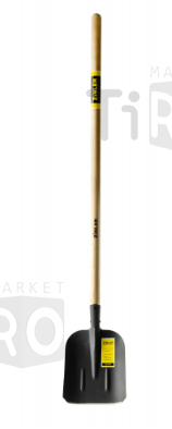 Лопата совковая песочная (тип 2) с деревянным черенком 1200мм, Zinler (ЛСП2Ч1)
