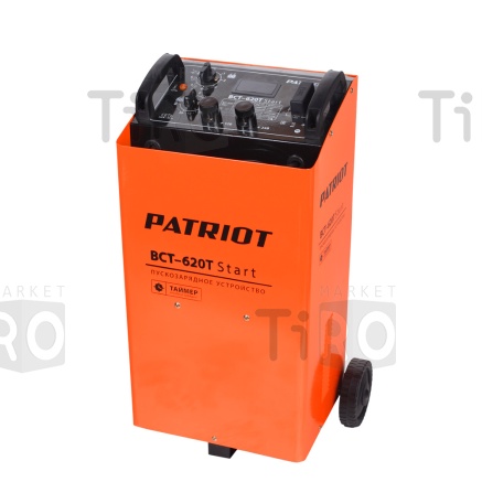 Устройство пуско-зарядно Patriot BCT-620T Start,12/24В, 40-1000Ач, пуск 18кВт/550А, заряд 3,3кВт/92А