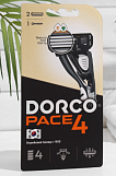 Станок для бритья Dorco Pace 4 New (станок +2 кассеты) 4 лезвия