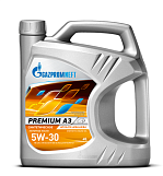 Моторное синтетическое масло Gazpromneft Premium A3 5w30, 4л